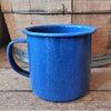 16 oz Mug Speckled Enamelware Blue